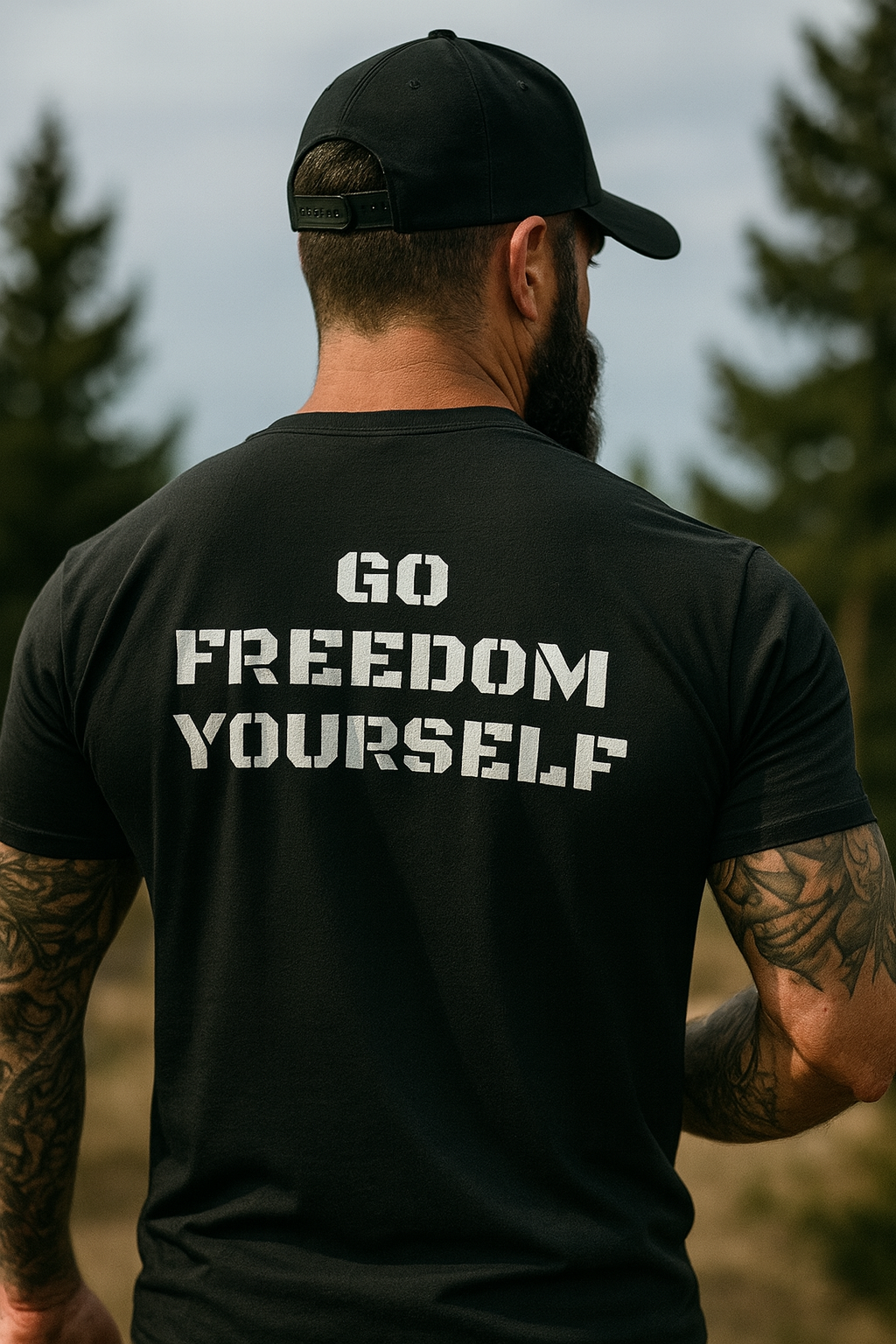 GO FREEDOM YOURSELF BLACK