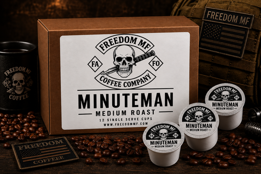 Freedom MF Minuteman Medium Roast coffee pods, 12-count box